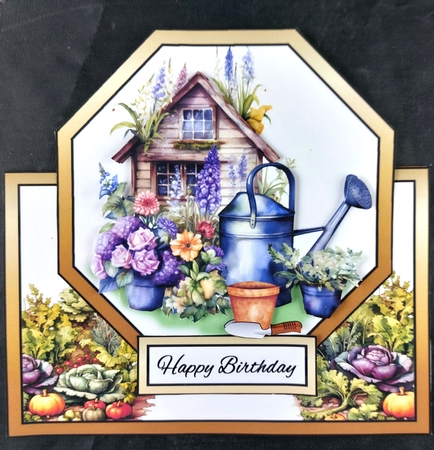 Octagon tent Veg Patch by Linda Short