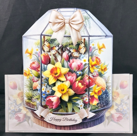 Spring Terrarium Tent Card Kit by Linda Short