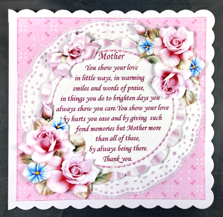 7x7 A beautiful verse for mother mini kit by Linda Short