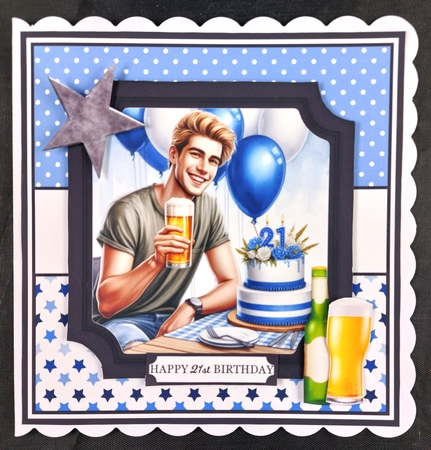 21st BIRTHDAY - male by Linda Short