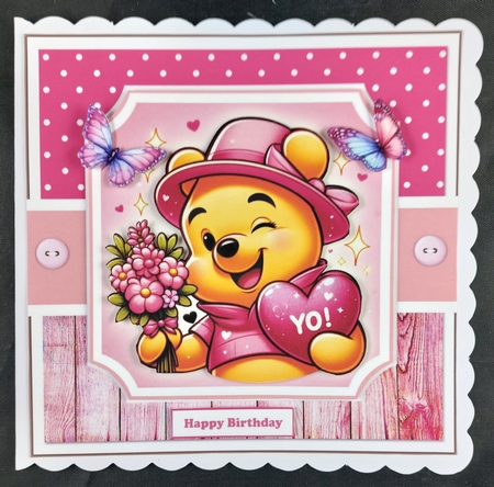 Spring Time Pooh Bear Toppers Set by Linda Short