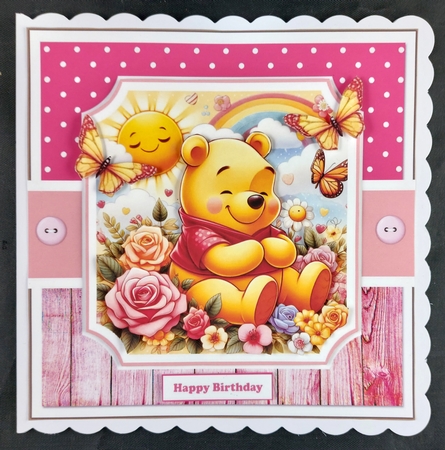 Spring Time Pooh Bear Toppers Set by Linda Short