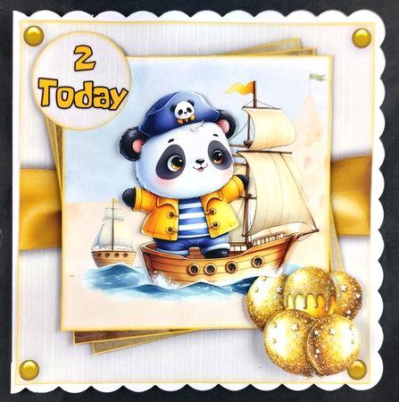 Little Panda  Mini Kit    7X7 by Linda Short