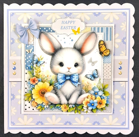 Cute Spring Bunny Toppers Set by Linda Short