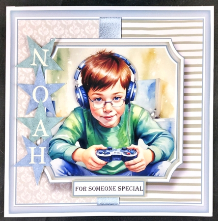 Gamer Boy topper Kit  by Linda Short