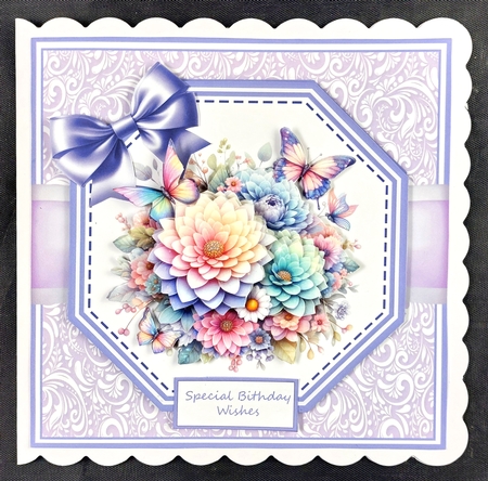 Butterfly Florals 9 by Linda Short