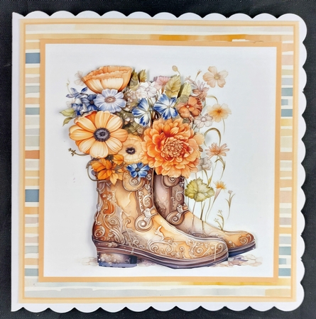 Give it some Welly in Brown - Mix 1 by Linda Short