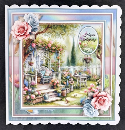 Shabby Chic Summer Garden Mini Page Kit by Linda Short