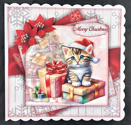 Cats With Gifts Mini Kit 7X7 by Linda Short