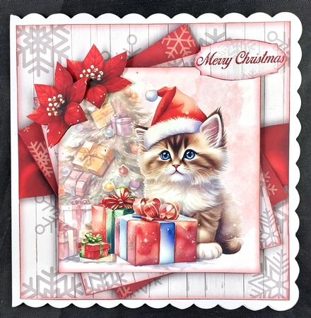 Cats With Gifts Mini Kit 7X7 by Linda Short