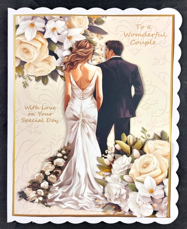 Wedding A4 Bcking Paper by Linda Short