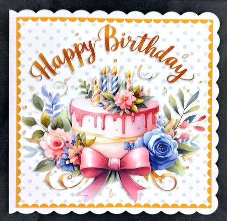 Card Topper - Birthday by Linda Short