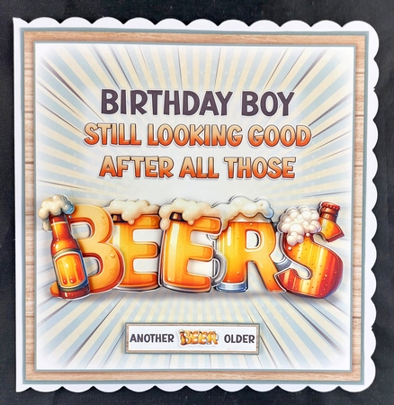Birthday Boy 7x7 by Linda Short