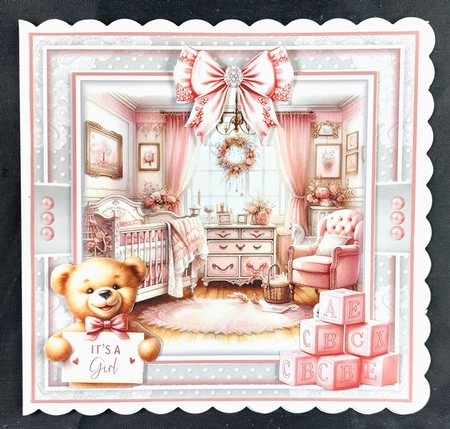 Baby Girl Nursery Mini Page Kit by Linda Short