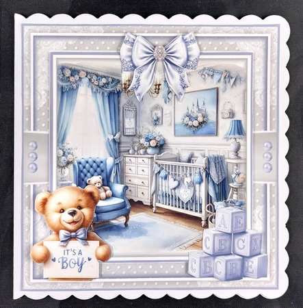 Baby Boy Nursery Mini Page Kit by Linda Short