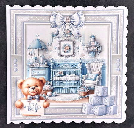 Baby Boy Nursery Mini Page Kit by Linda Short