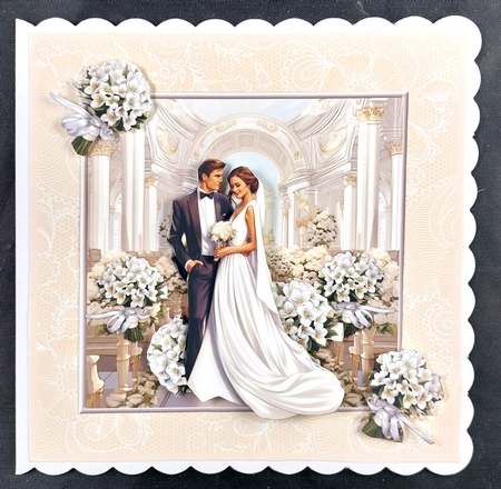 Bride & Groom Quick Card by Linda Short