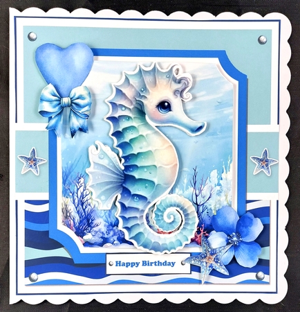 Under The Sea Card & Toppers Set by Linda Short