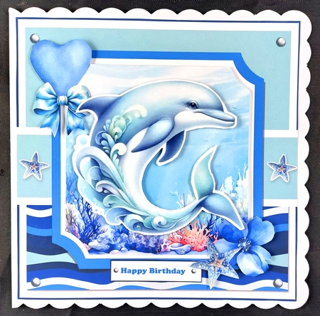 Under The Sea Card & Toppers Set by Linda Short