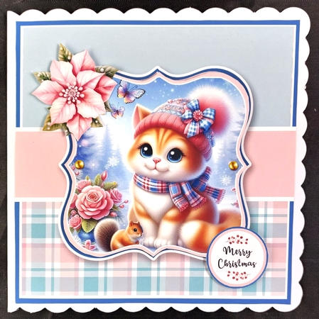 Cutest Winter Animals Card & Toppers Set by Linda Short