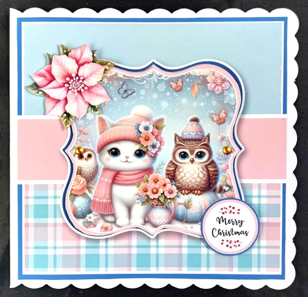 Cutest Winter Animals Card & Toppers Set by Linda Short