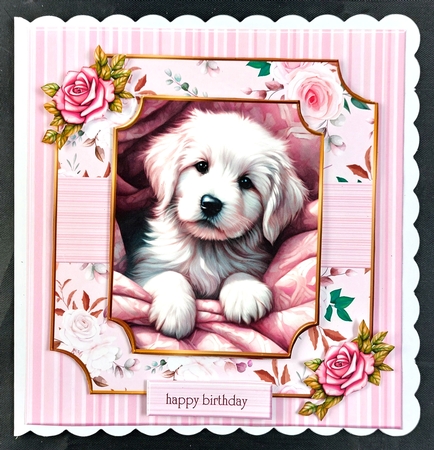 Puppy Love  In Pink Mini Kit by Linda Short