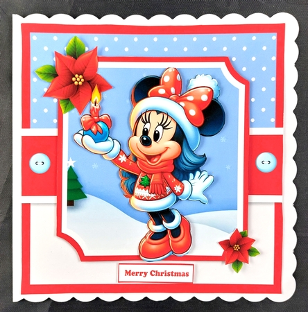Minnie Mouse Christmas Toppers Set by Linda Short