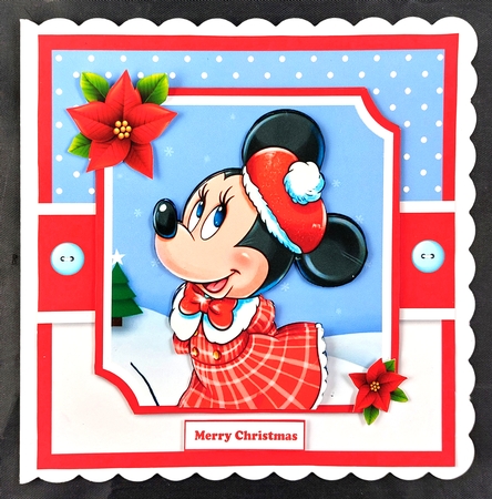Minnie Mouse Christmas Toppers Set by Linda Short