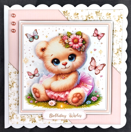 6x6 Mini Kit, Beautiful Bears Birthday by Linda Short
