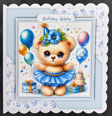 6x6 Mini Kit, Beautiful Bears Birthday by Linda Short