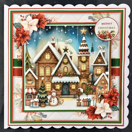 Whimsical Christmas Town Mini Page Kit by Linda Short