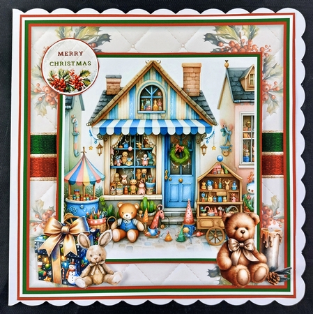 Whimsical Christmas Toy Shop Mini Page Kit by Linda Short