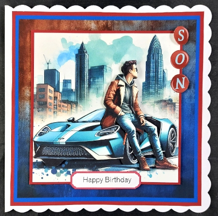 sports car Birthday by Linda Short