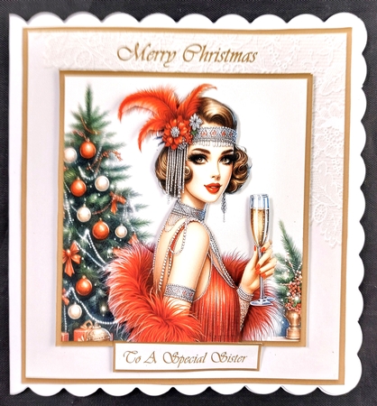 Christmas Flapper Girls  by Linda Short