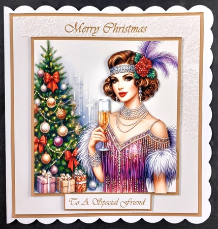 Christmas Flapper Girls  by Linda Short
