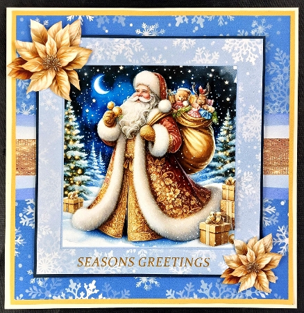 Golden Santa 2 by Linda Short