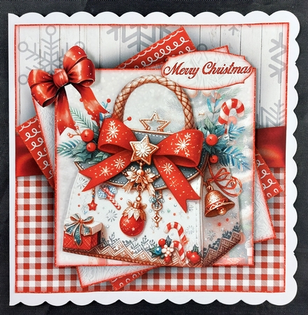 Christmas Bag Mini Kit 7X7 by Linda Short