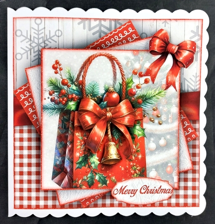 Christmas Bag Mini Kit 7X7 by Linda Short