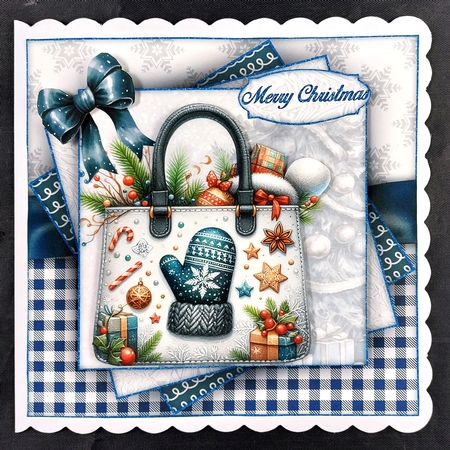 Christmas Bag 2 Mini Kit 7x7 by Linda Short