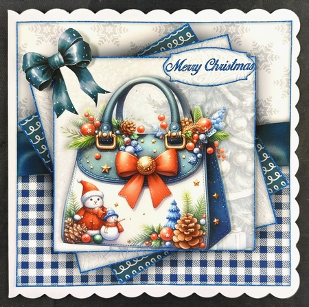 Christmas Bag 2 Mini Kit 7x7 by Linda Short