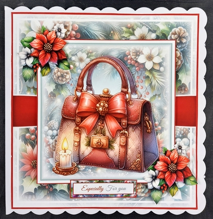 Christmas Handbag 02 Mini Page Kit by Linda Short