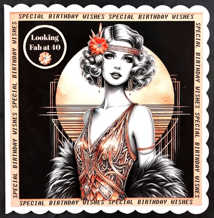 Flapper Lady 01 by Linda Short