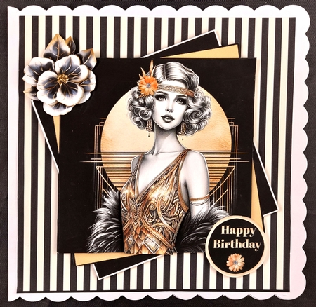 Flapper Lady 01 by Linda Short