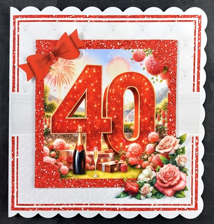 RUBY ANNIVERSARY NUMBERS by Linda Short