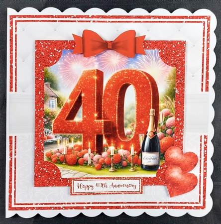 RUBY ANNIVERSARY NUMBERS by Linda Short