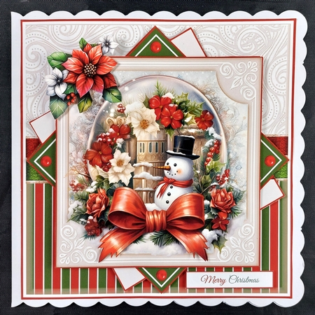 Floral Snow Globe Mini Page Kit by Linda Short