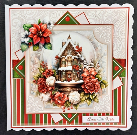 Floral Snow Globe Mini Page Kit by Linda Short