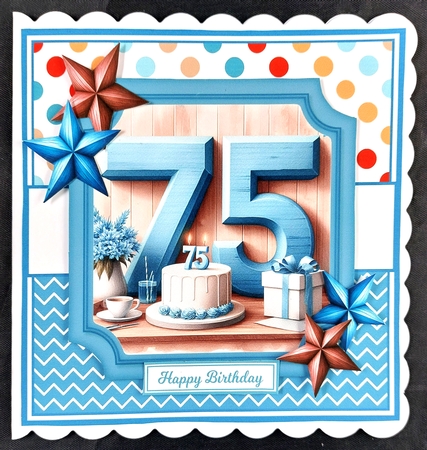 BIRTHDAY NUMBERS 75, 80, 85 for men by Linda Short