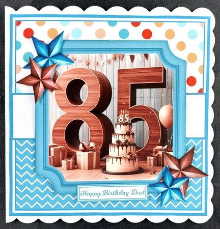 BIRTHDAY NUMBERS 75, 80, 85 for men by Linda Short