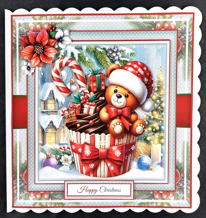 Christmas Cup Cakes Mini Page Kit by Linda Short